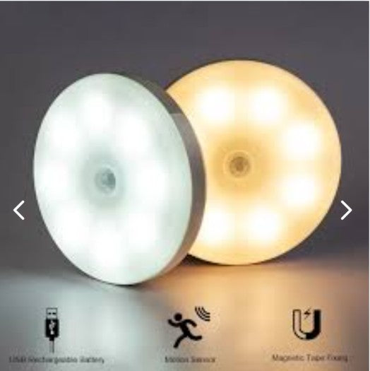 PACK 3 luz led sensor calida/fria